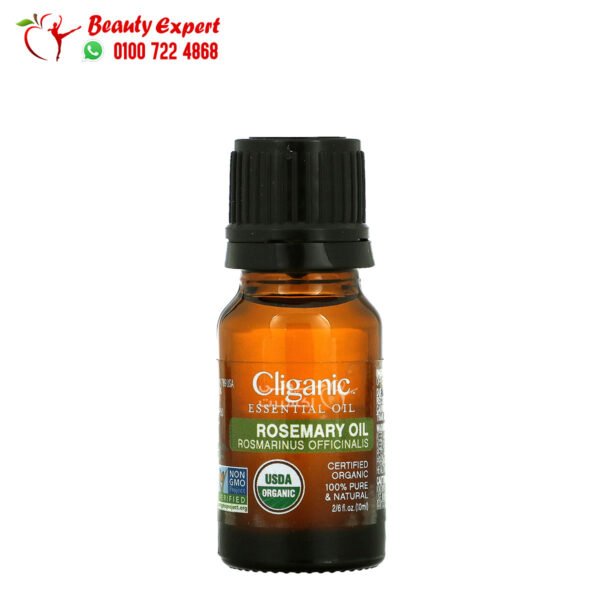 زيت روزماري كليغانيك لتحسين الصحة العامة 10 مل Cliganic 100% Pure Essential Oil Rosemary Oil 0.33 fl oz (10 ml)
