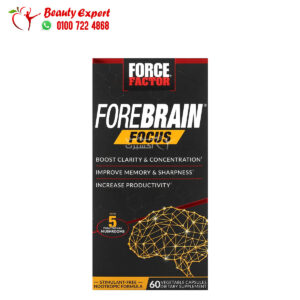 كبسولات Forebrain افضل مكمل غذائي للتركيز فوريبراين فوكس