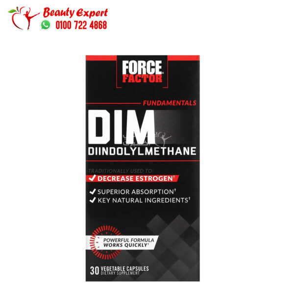 Force Factor, Fundamentals DIM Diindolylmethane, 30 Vegetable Capsules , Reducing estrogen levels