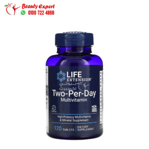 أقراص ملتي فيتامين مرتين يوميًا 120 قرصًا | Life Extension Two-Per-Day Multivitamin, 120 Tablets