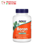 كبسولات البورون لتحسين صحة العظام 3 مجم 250 كبسولة | NOW Foods Boron capsules