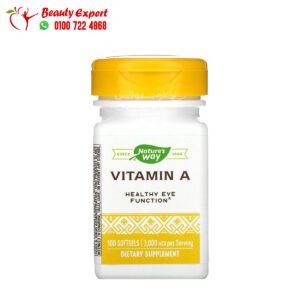 Nature's Way Vitamin A, 3,000 mcg, 100 Softgels to reduce the appearance of wrinkles