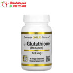 California Gold Nutrition L-Glutathione 500 mg