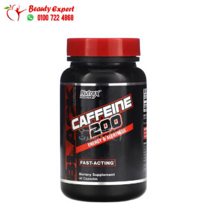 كبسولات الكافيين للتخسيس | nutrex caffeine 200 mg 60 capsules