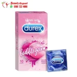 ديوركس الواقي للرجال بنكهة اللبان والفقاعات 10 كندوم - Durex Bubble-gum Flavoured Condoms For Men