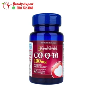 كو انزيم كيو 10 المستورد 100 ملجم puritans pride Co Q-10 100 mg 30 Rapid Release Softgels Q-SORB