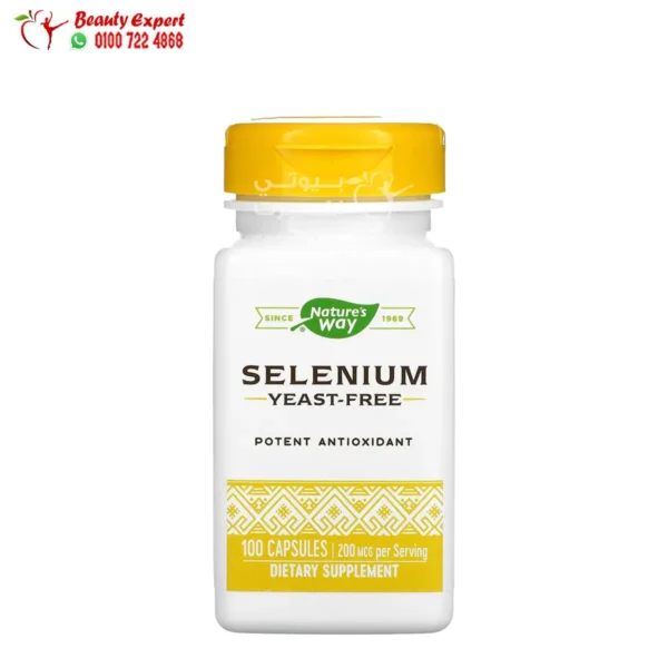 Nature's Way Selenium, Potent Antioxidant, 200 mcg 100 Capsules