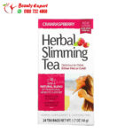 21st Century Herbal Slimming Tea Cranraspberry, organic slimming tea, Caffeine Free, 24 Tea Bags