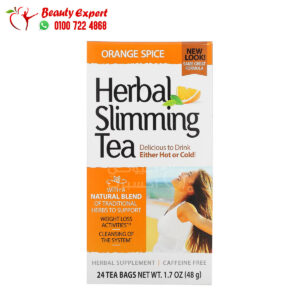 21st Century herbal tea for weight loss, Orange Spice, Caffeine Free, 24 Tea Bags, 1.7 oz (48 g)