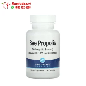 البروبوليس كبسولات لتحسين الصحة العامة Lake Avenue Nutrition Bee Propolis 1000 mg 90 Capsules