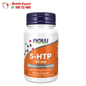 5htb مكمل غذائي لتحسين المزاج من ناو فودز 50 مجم NOW Foods 5-HTP 50 mg 90 Veg Capsules