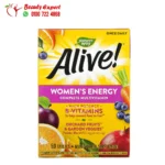 ملتي فيتامين مستورد للنساء Nature's Way Alive Women's Energy Complete Multivitamin 50 Tablets