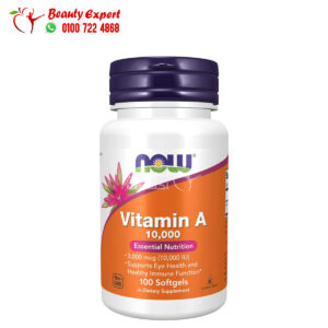 NOW Foods, vitamin a tablets, 10,000 IU, 100 Softgels for immune health