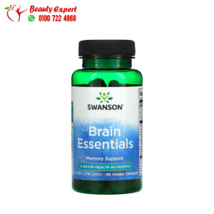 brain essentials علاج سوانسون مكمل غذائي لصحة الدماغ، 60 كبسولة نباتية - Swanson, Brain Essentials, 60 Veggie Capsules