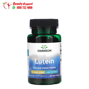 حبوب اللوتين لتحسين صحة العين 20 مجم 120 قرص جيلاتيني - Swanson, Lutein, High Potency, 20 mg, 120 Softgels