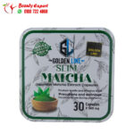 Matcha slim capsules for weight loss and fat burning