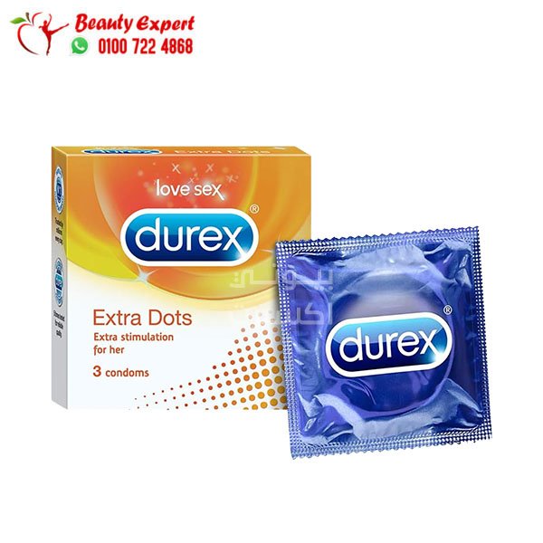 Durex Extra Dots كاندوم ديوركس منقط