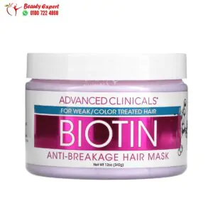 Advanced clinicals biotin anti breakage hair mask